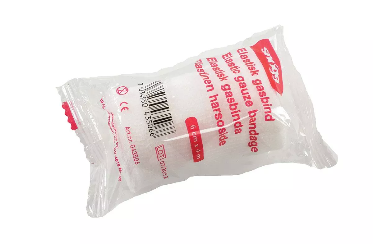 Elastisk gasbind 6 cm